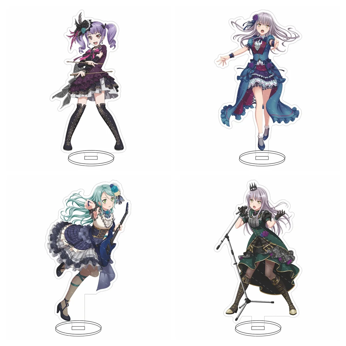 

HOT Anime BanG Dream! Cosplay Acrylic Stand Ornaments Saya Yamabuki Arisa Ichigaya Ran Mitake Figure Stand Gifts
