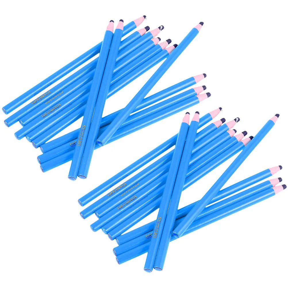 24Pcs Easy-Peel Wax Pencil Markers Strong Adhesion Colorful Hand-Tear Core for Clothing Shoe Making Metal Paper Products Drawing