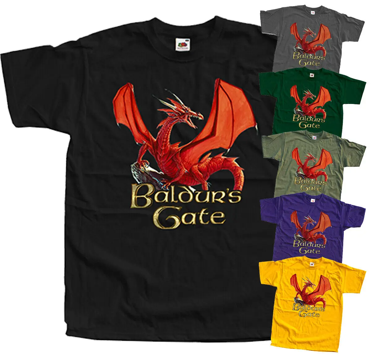 Baldur’s Gate V3, COMPUTER GAME 1998, T-Shirt (BLACK) All sizes S-5XL