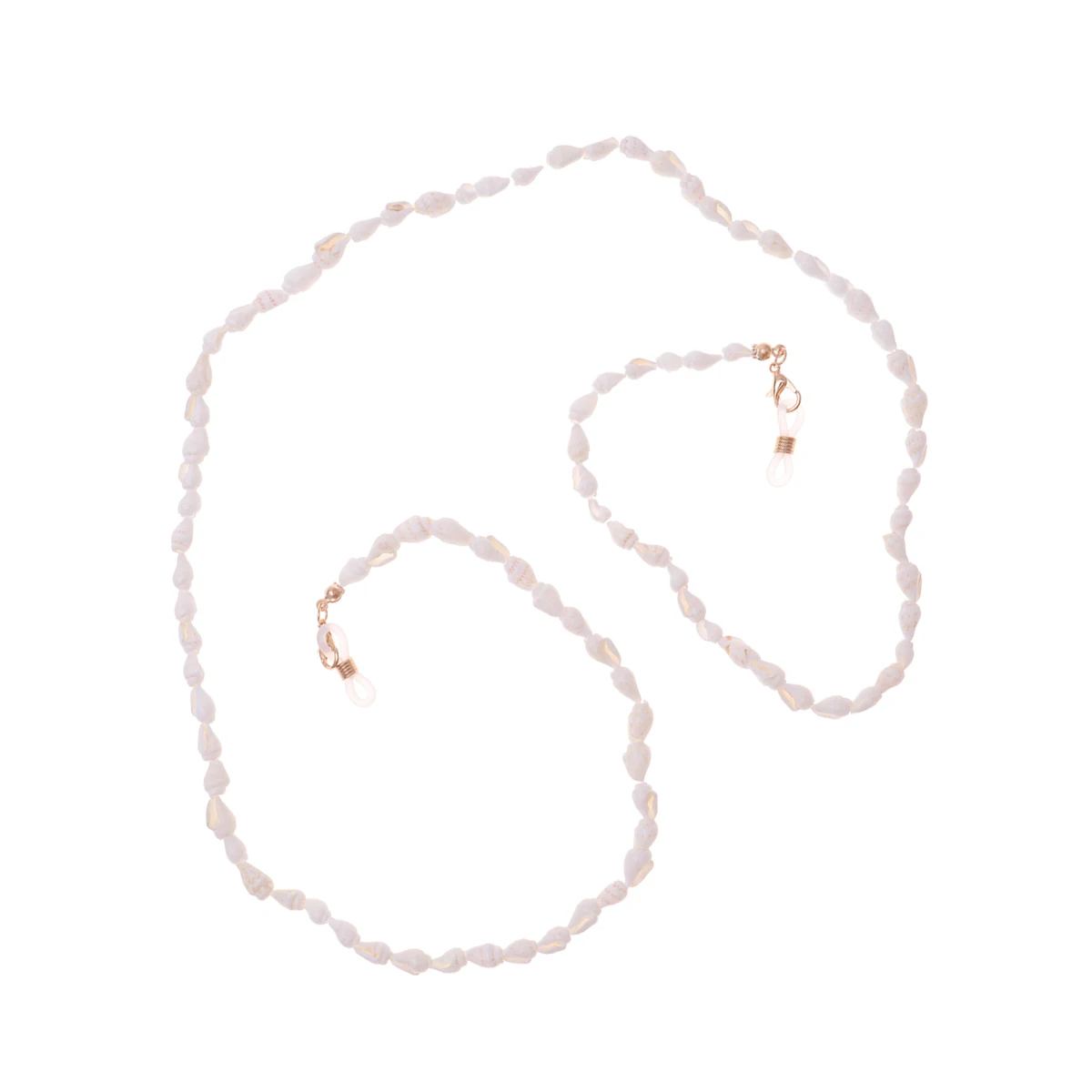 

White Conch Eyeglasses Strap Shell Fashion Eyeglass Chain Anti-Slip Sunglasses Holder For Running Hiking Cycling Eyewear