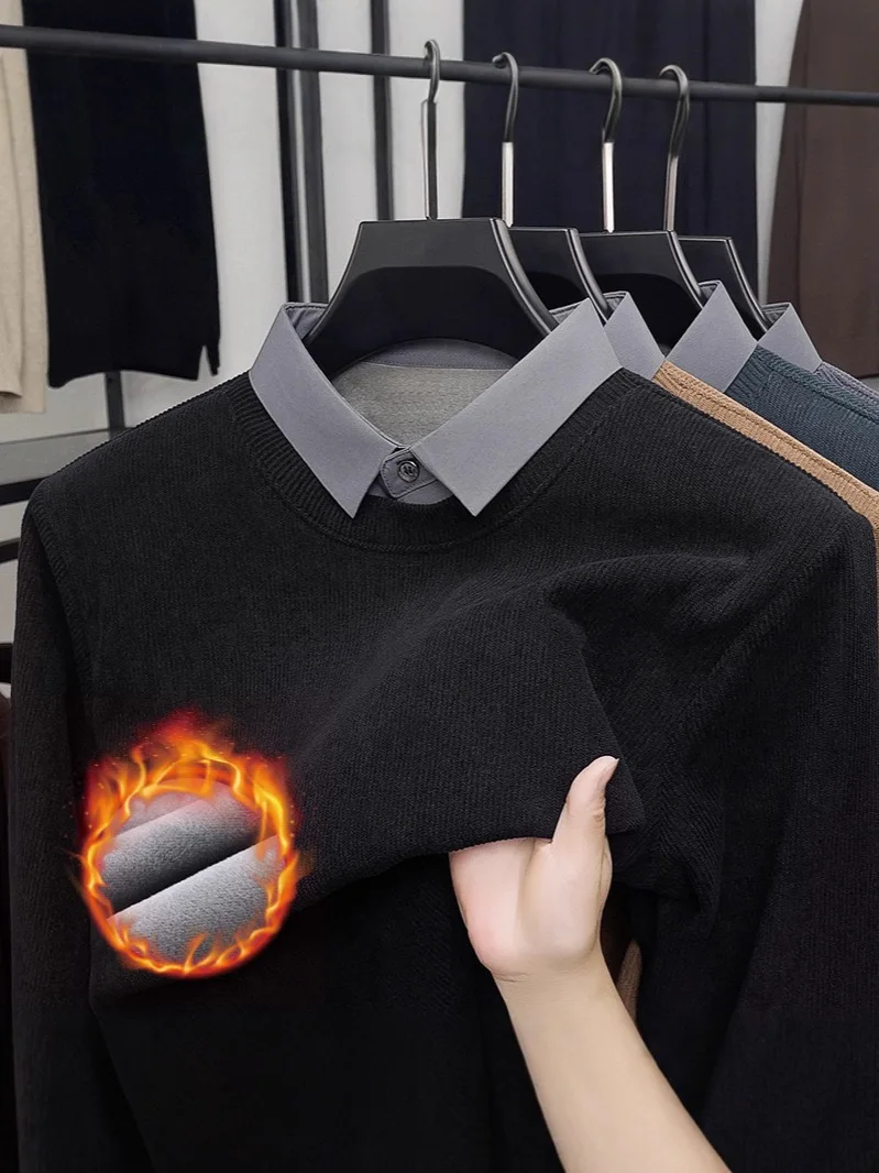 

Высококачественный вязаный свитер для мужчин в Гуанчжоу Sanhu, брендовый зимний сезон, удобный дышащий длинный дизайн Sve irt Sle