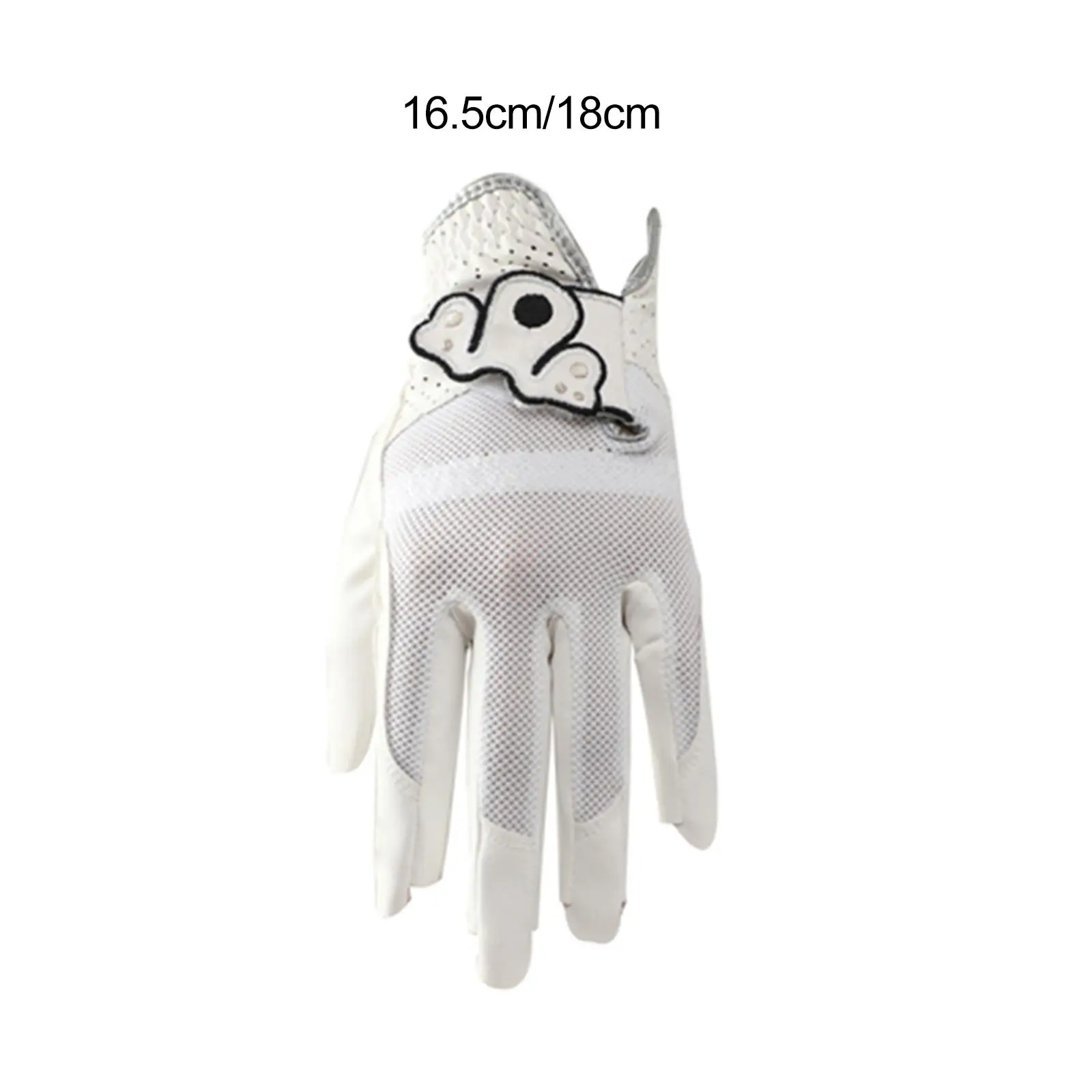 Golf Glove Sports Comfortable No Sweat Breathable White Woman Player Glove Left Hand Professional Soft Leather Golf Equipment