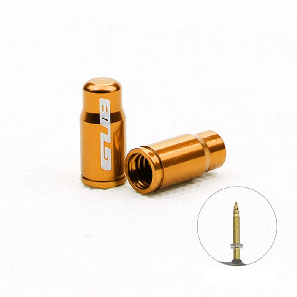 

MTB 2pcs Law Mouth Tire Valve Protector Vacuum Bike Tire Caps Schrader/Presta Bicycle Tire Valve Cap Aluminum