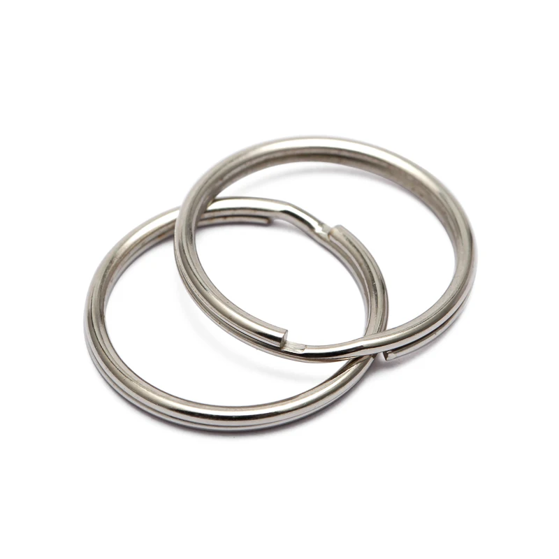 16/20/50mm 50pcs/lot Diy Metal Key Holder Split Rings Unisex Keyring Keychain Keyfob Accessories Keychain Making Accessories