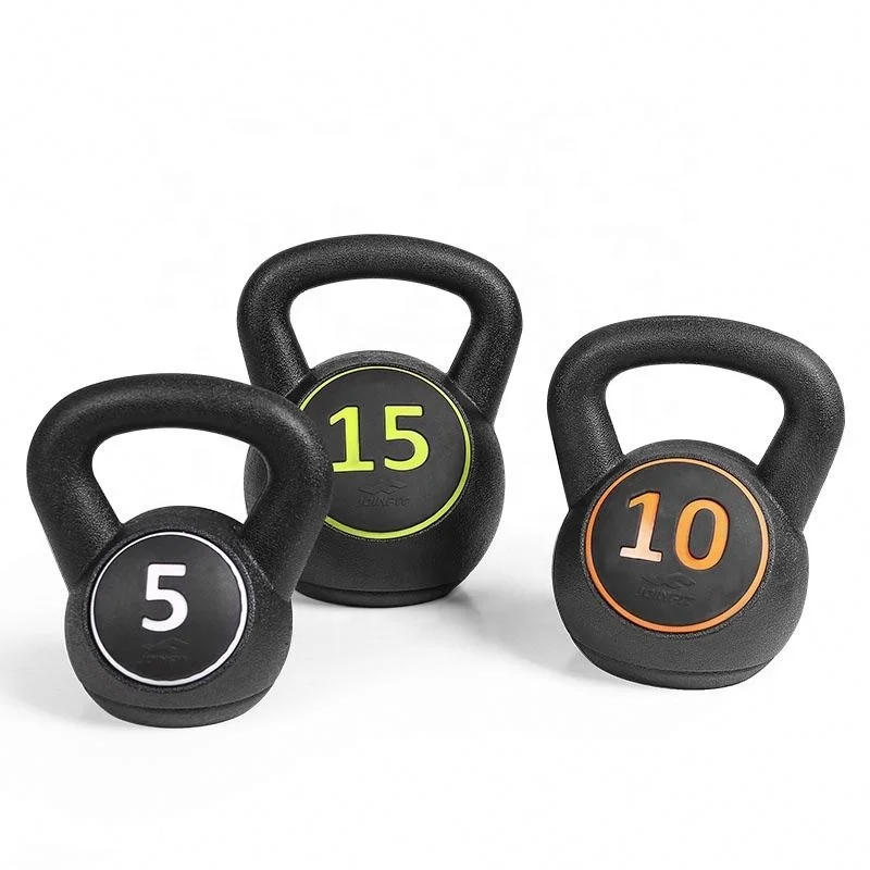 China Manufacturer Custom Logo Fitness Exercise Kettlebell Competition 5Lb 10Lb 15Lb Dumbbell Kettle Bell Kettlebe Set