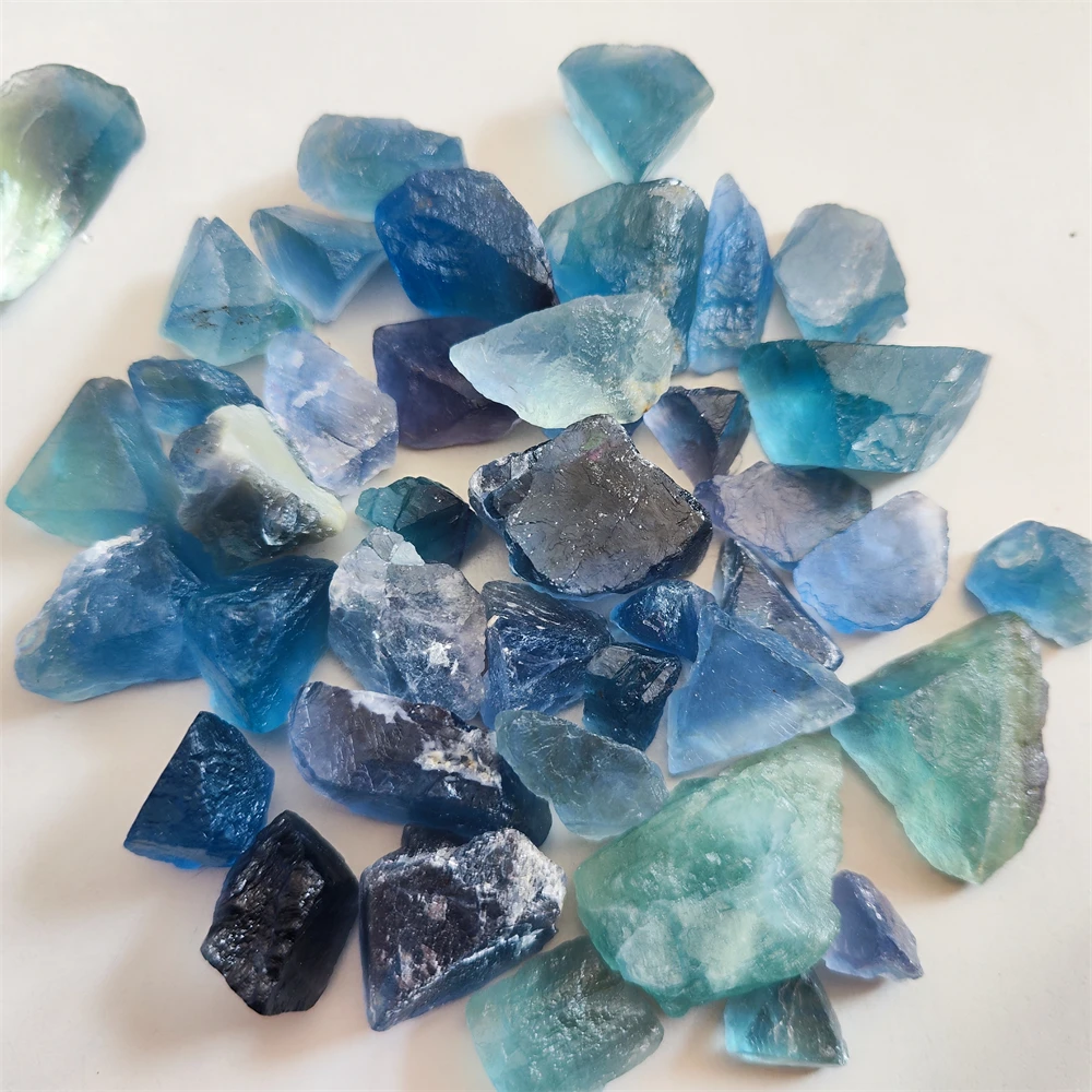 Natural Decor Fluorite Crystal Stone Real Mineral Chakra Healing Specimen Collection Raw Table Decoration Healing Crystal