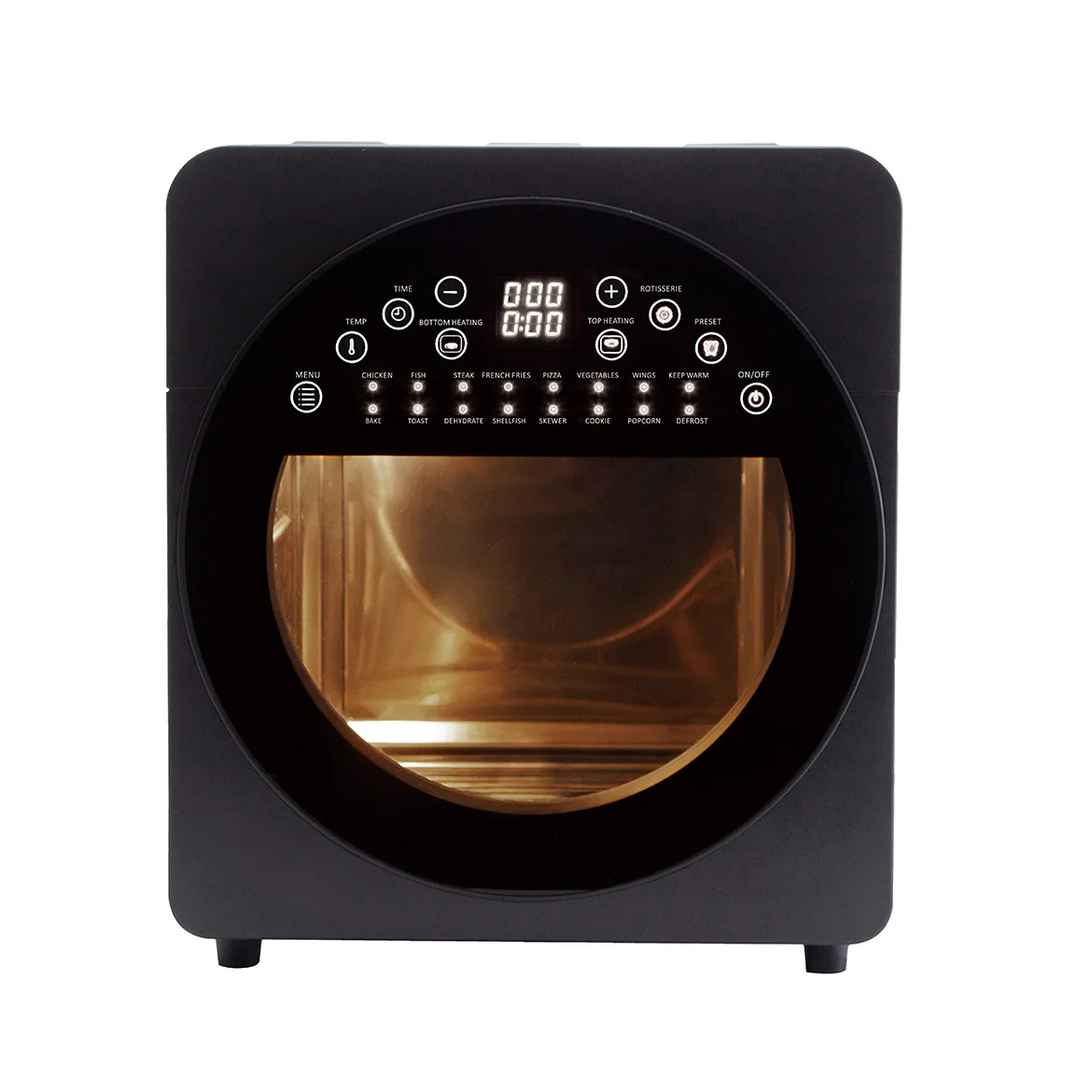 

14L capacity, air fryer, smart, multi-function, rotating, visual