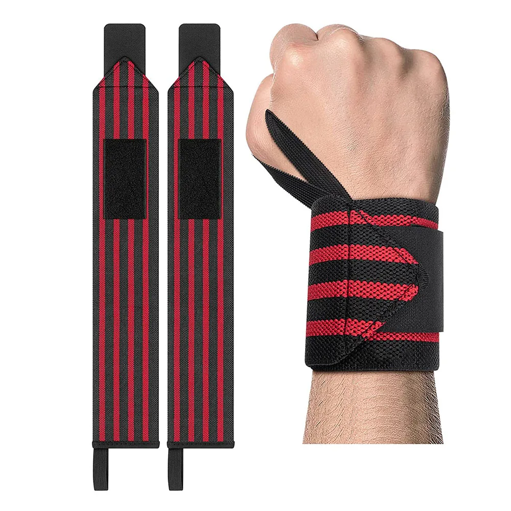 

Wrist Wraps with Thumb Loops for Men and Women, Basketball Weight Lifting, Powerlifting Strength Training, 1 Pair