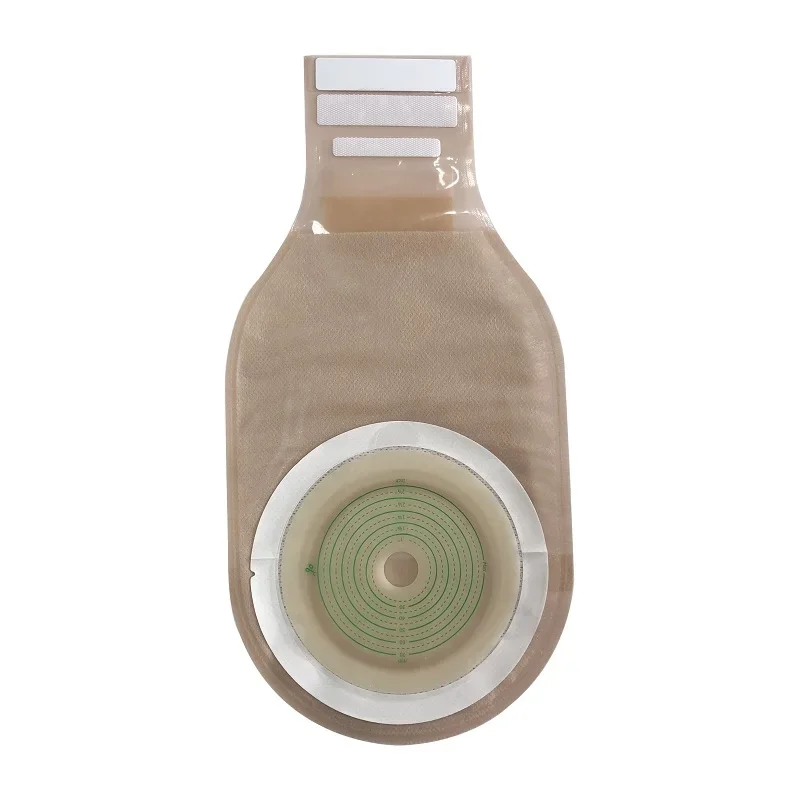 New Product ostomy drainable partners 60mm Stoma Clip-in Type Disposable Ostomy Bag Set