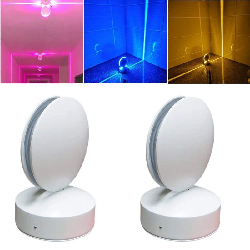 LED Wall Lamp Windows Sill Lights Warm Cold Red Green Blue Pink RGB Home Door frame Corridor Balcony Garage Hotel Lighting