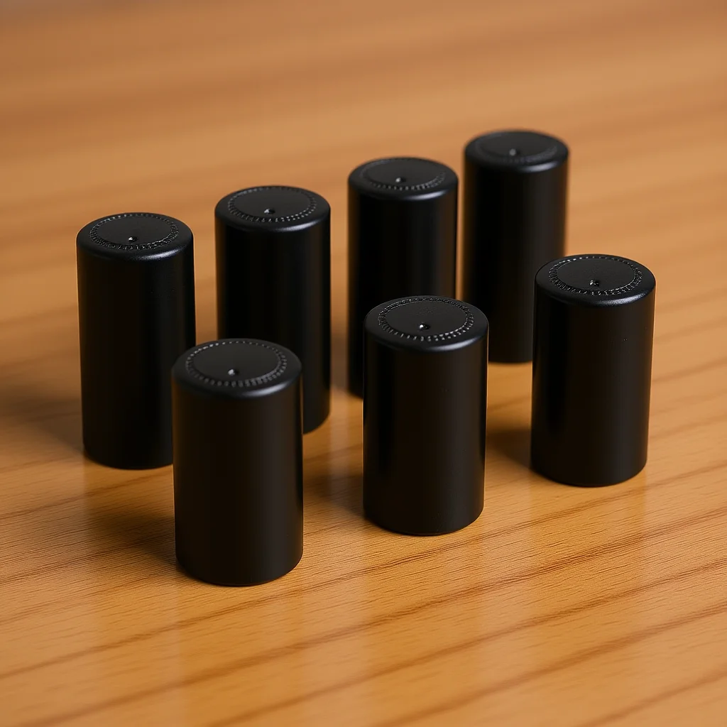 

50Pcs Premium Wine Bottle Shrink Caps Heat Activated Sealing Covers Professional Look for Bottled Beverages Ideal for Winery and