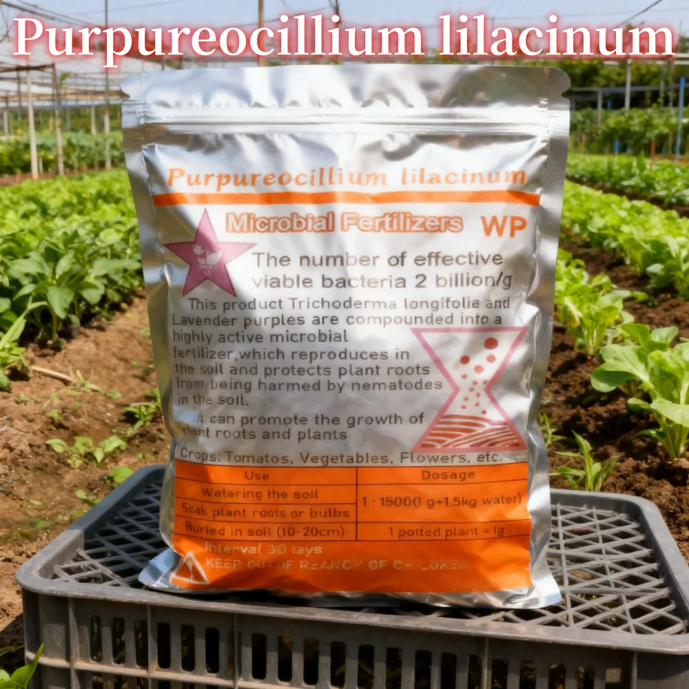 

Биоудобрение на основе микроорганизмов почвы Purpureocillium lilacinum для борьбы с корневыми гельминтами, 50 г