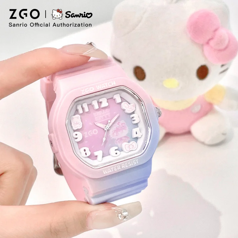 [50th Anniversary Limited] ZGOx Sanrio HelloKitty Watch For Woman 30M Waterproof Luminous Ladies Watch Birthday Gift 357