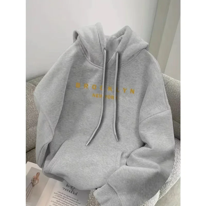 Herren Herbst Winter Lockerer Pullover Hoodie Komfort-Sweatshirt für Jogging Fitness Gym Outdoor Sport Streetwear Alltag Freizeit Oberteil – Detail 9