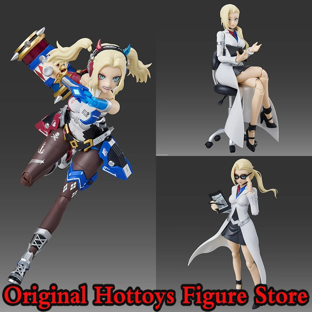 1/10 Scale Female Soldier Harley Quinn Ugly Girl With Double Bodies Full Set About 17.5cm Action Figure Model Collection