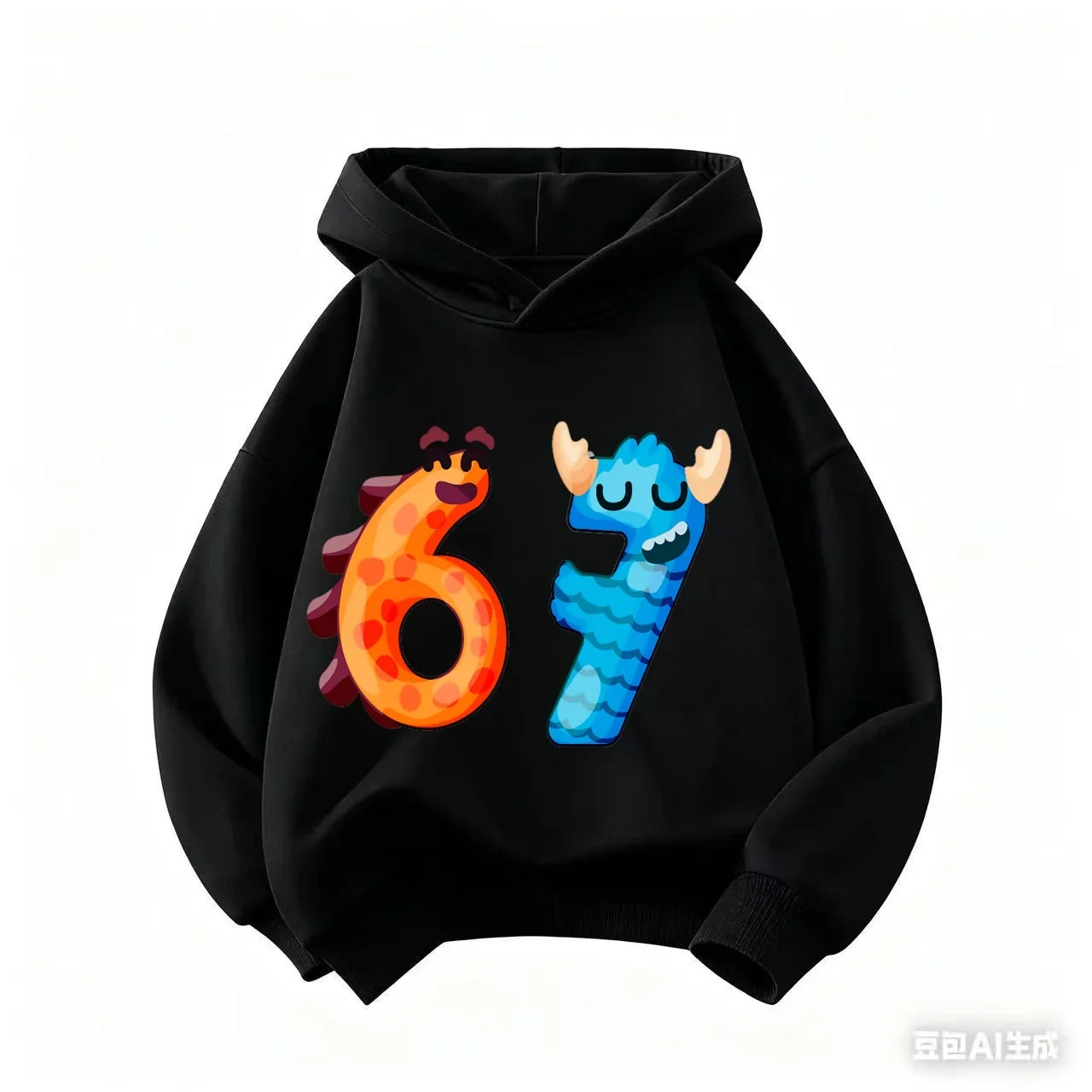 هوديي للأطفال من Viral 67 بشعار إنترنت مضحك، زي مريح وعصري وممتع للأطفال