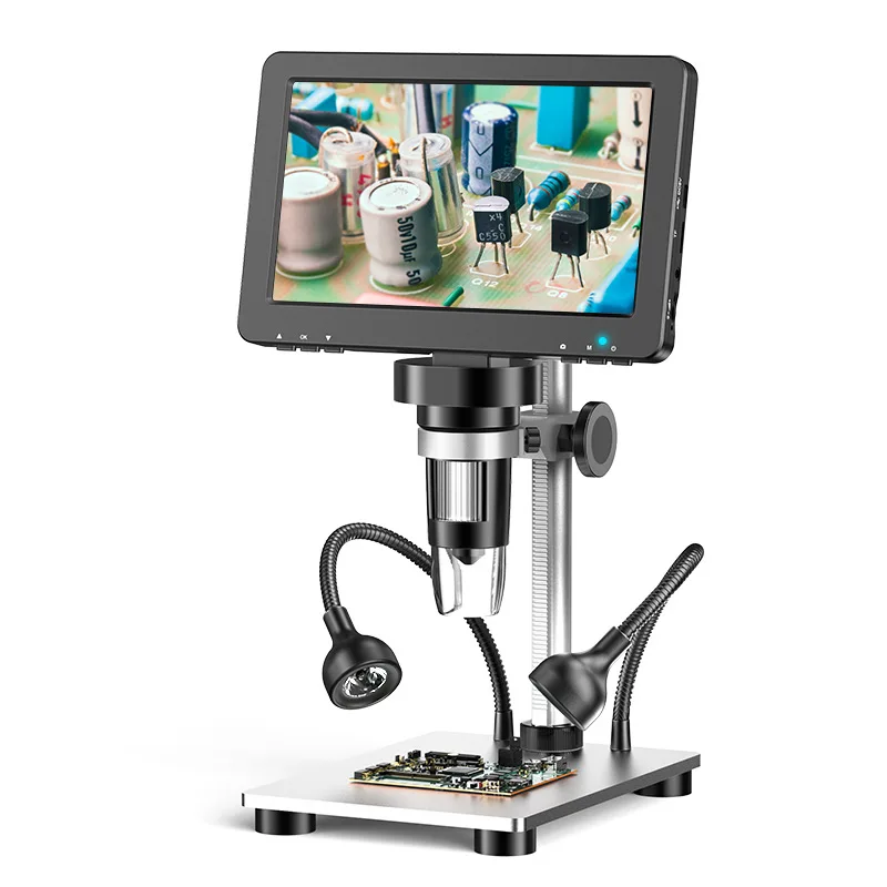 

7-Inch, 1200X Electronic Digital Microscope, Line Controlled Remote Control, Lamp Cup, Built-In Battery Charging Model