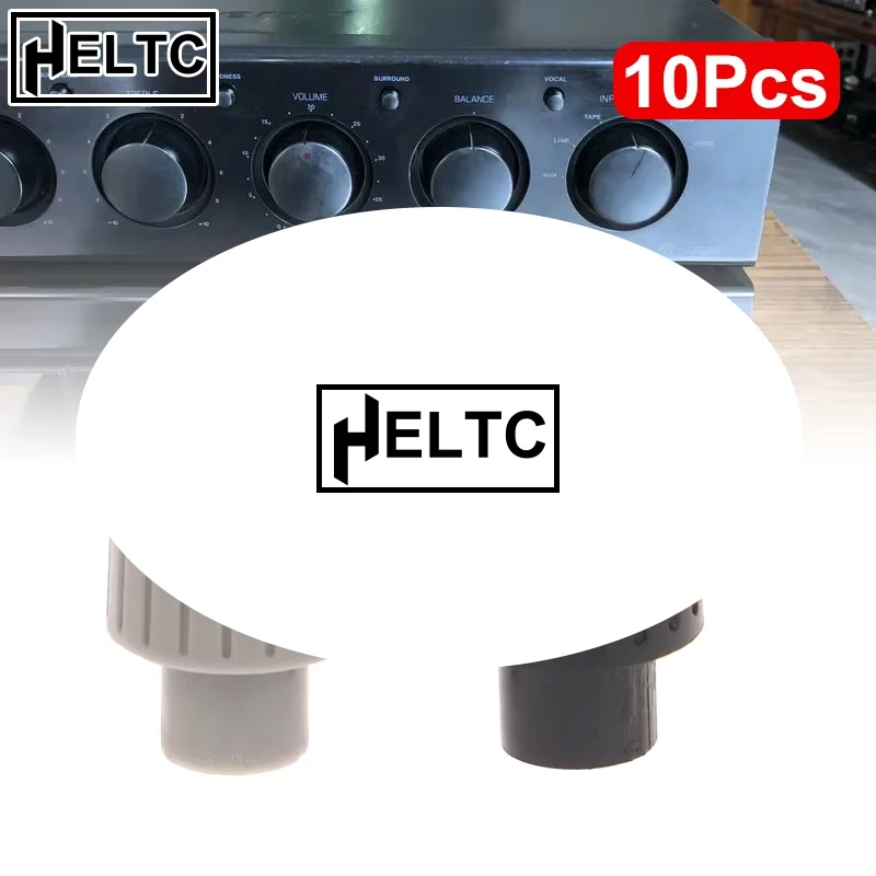 

10 шт./лот 14 мм × 14 мм сливовый вал 6 мм ручка потенциометра энкодера усилитель мощности регулировка громкости пластиковые крышки ручки переключателя