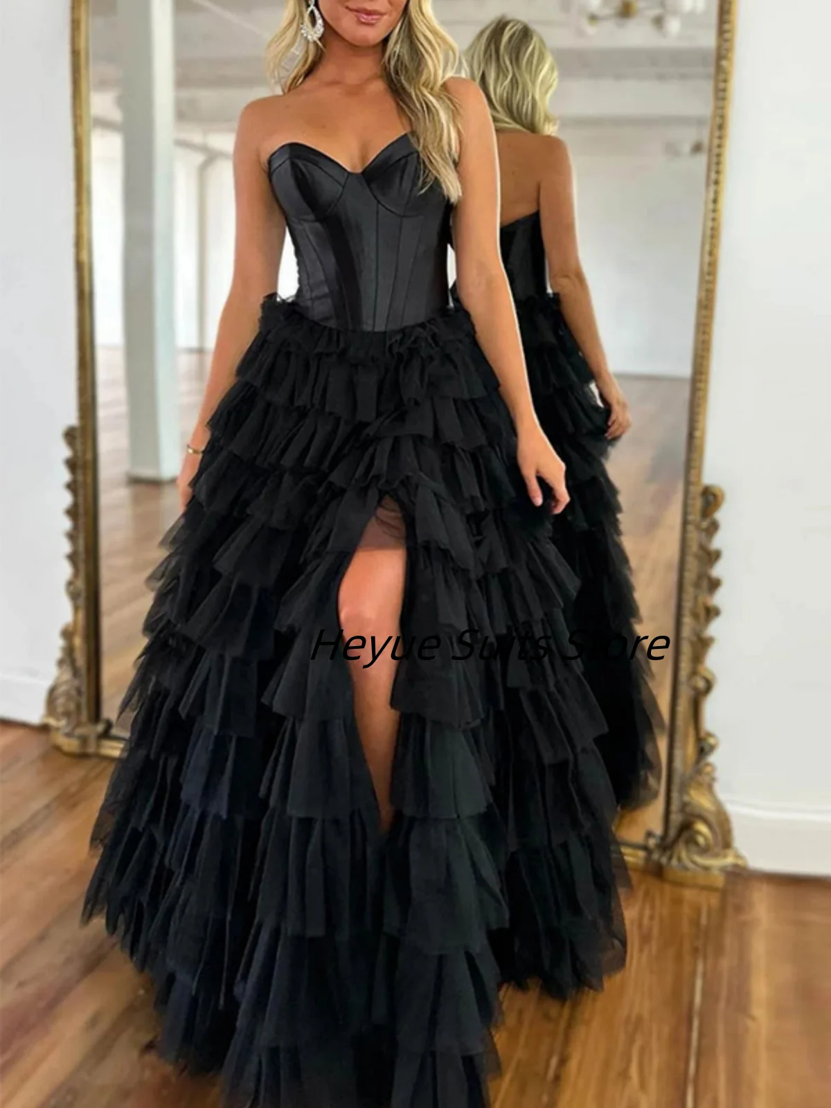 

Индивидуальные усовершенствованные атмосферные платья Quinceanera с вырезом в форме сердца без рукавов до пола, вечерние платья, платья tidos de novia