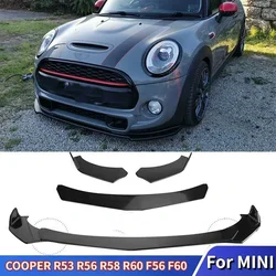 For MINI COOPER R53 R56 R58 R60 F56 F60 Front Bumper Lip Spoiler Splitter Diffuser Cover Deflector Front Apron Surround Tuning