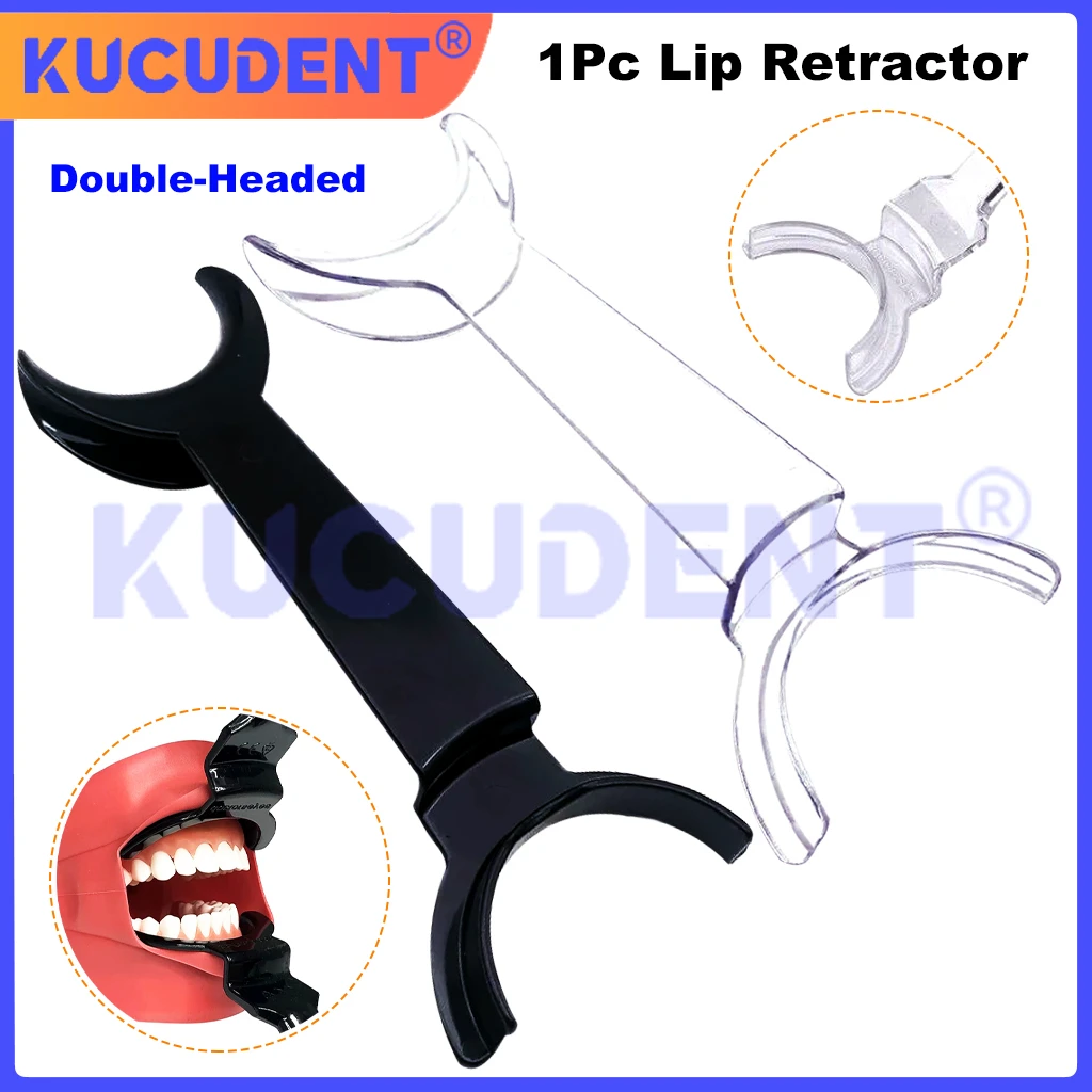 New Dental Double Head Lip Retractor T-Shape Intraoral Lip Cheek Upper Lower Multifunctional Mouth Opener Retractor Dentist Tool