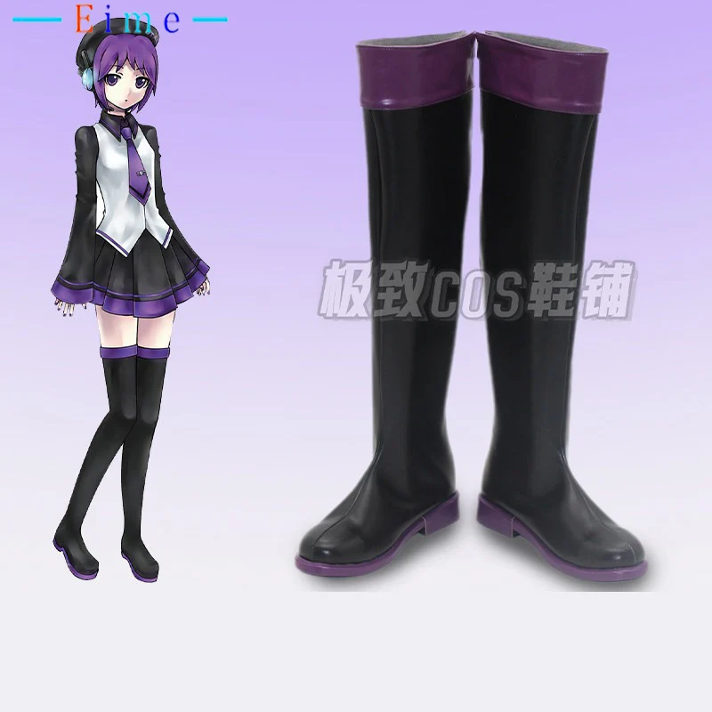 

Обувь для косплея Vtuber Uta, обувь из искусственной кожи, сапоги выше колена для Хэллоуина и карнавала, аксессуары для аниме, аксессуары на заказ