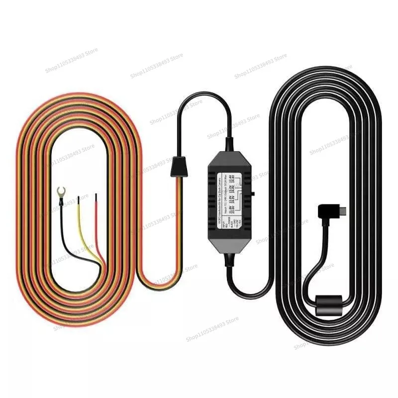 For AC.C Step-down Cable, Suitable for A119 A129 Driving Recorder, Parking Monitoring Charging Cable Lengthened Car Elbow