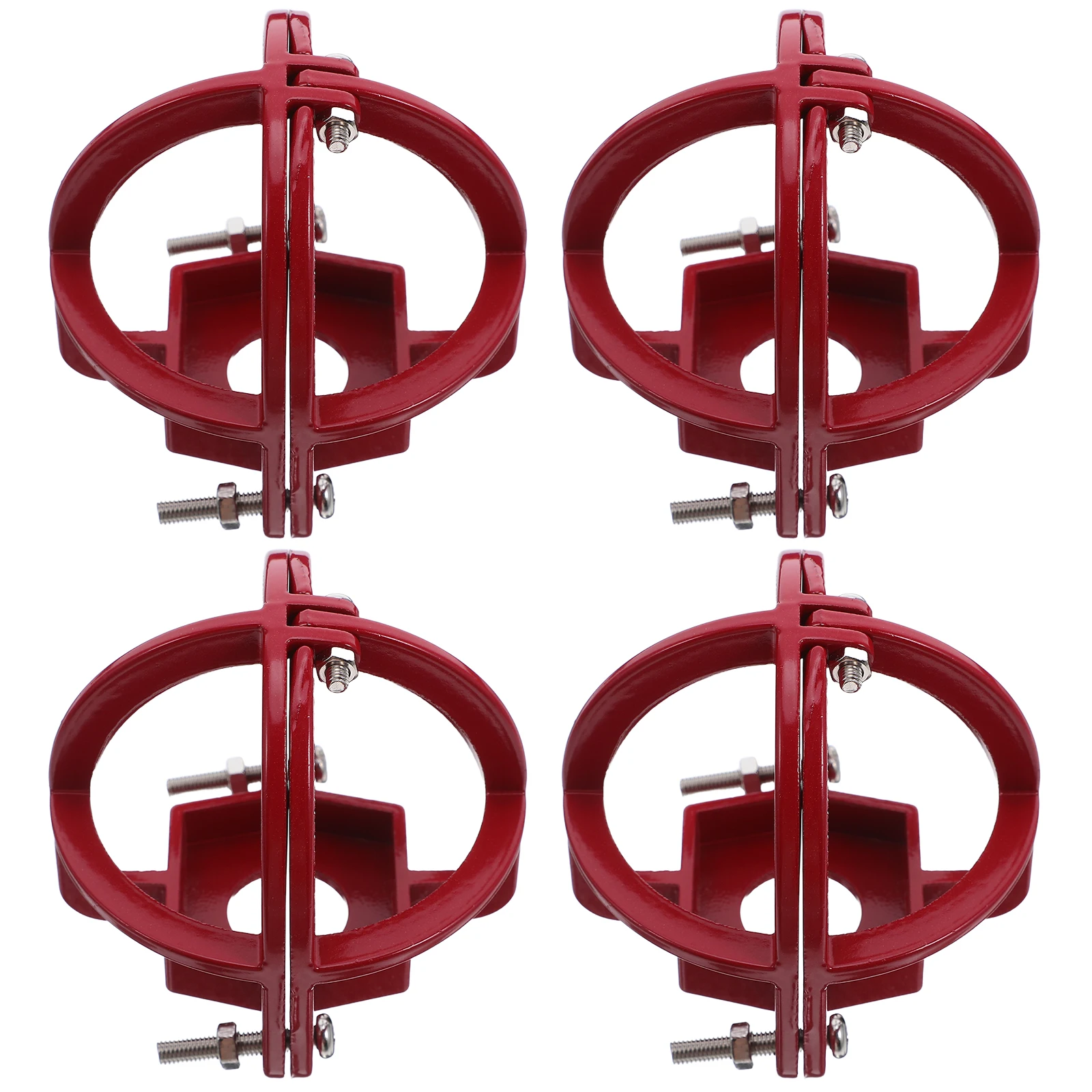 4pcs Sprinkler Head Protector Fire Sprinkler Cover Plate Guard For Ceiling Residential Commercial Industrial Use Safety Cap