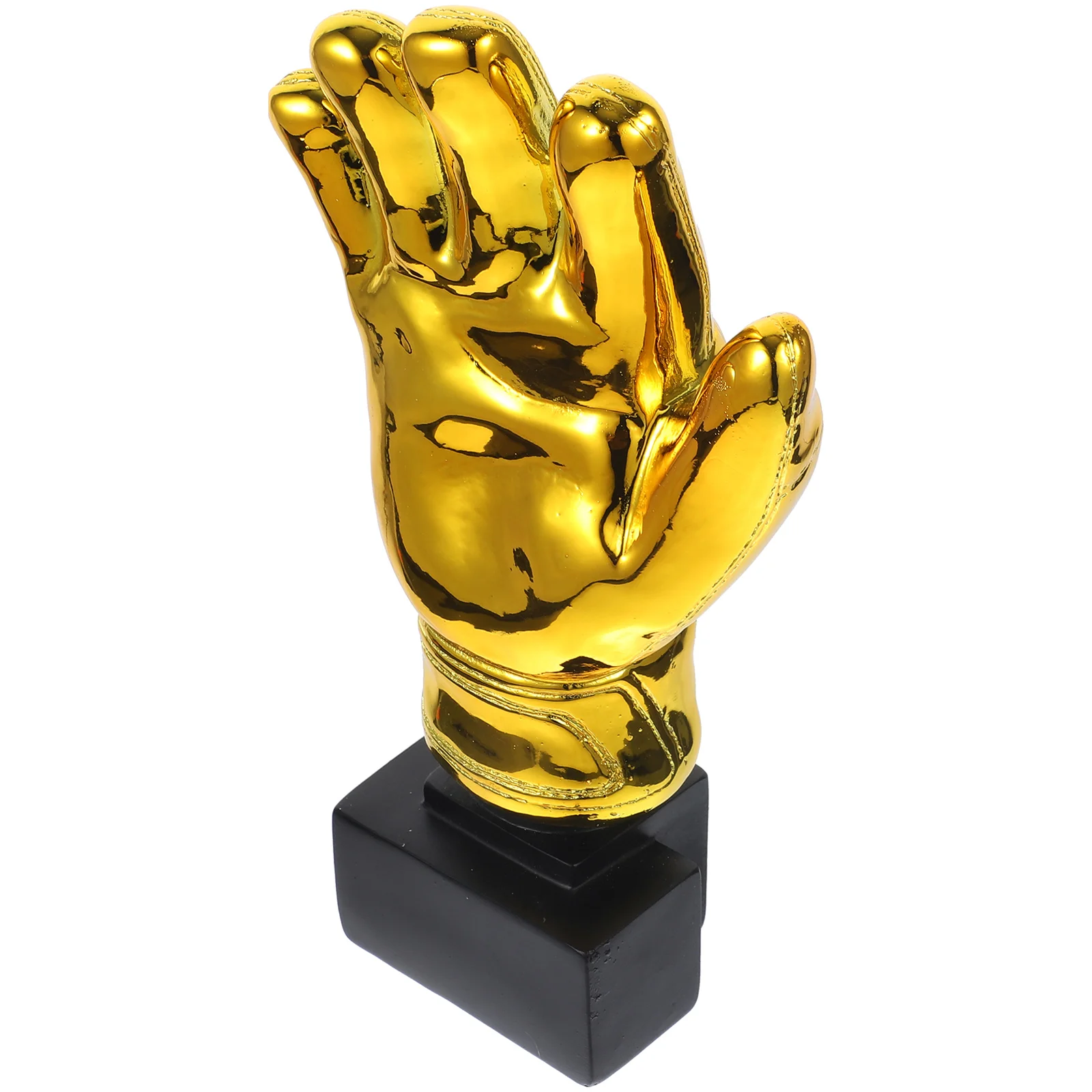 

Trophy Cup Best Goalkeeper Award Shiny Plated Honor Prize Kids School Sports Day Game Party Favor Plastic Trophies