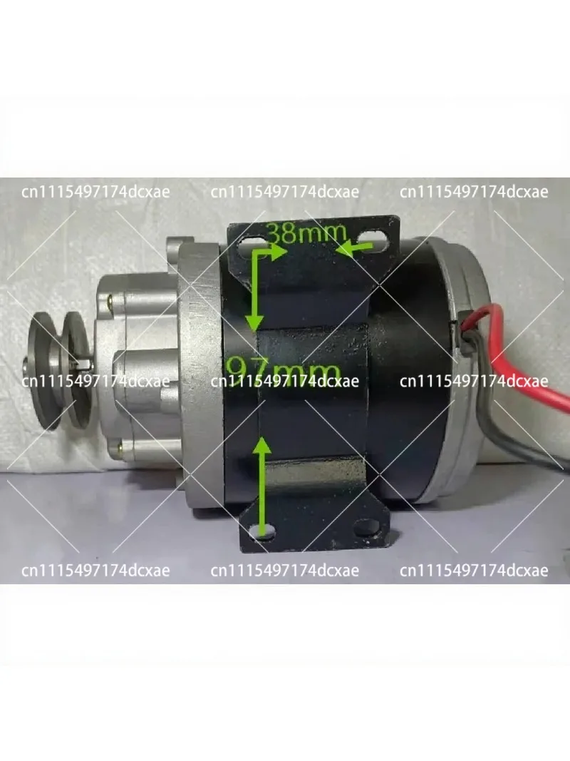 DC Motor 600W 180 to 12V 24V 48V Pulley for Frying Machine Reel