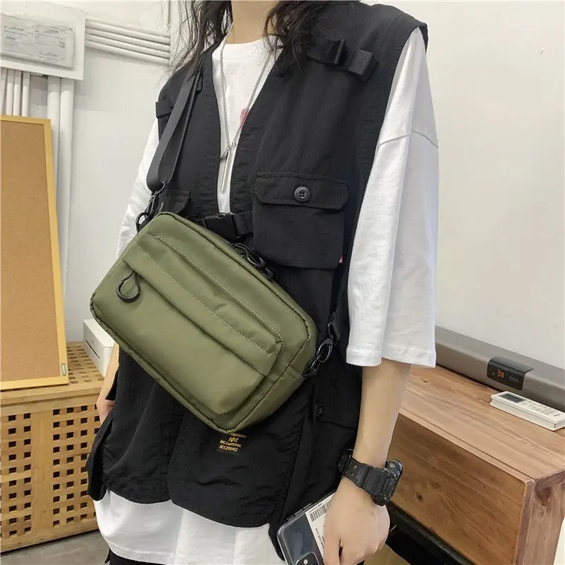 

2026 НОВЫЕ модные мужские кампусные квадратные сумки через плечо, сумка через плечо, очень подходит для повседневного использования Bolsa de hombre Мужская сумка