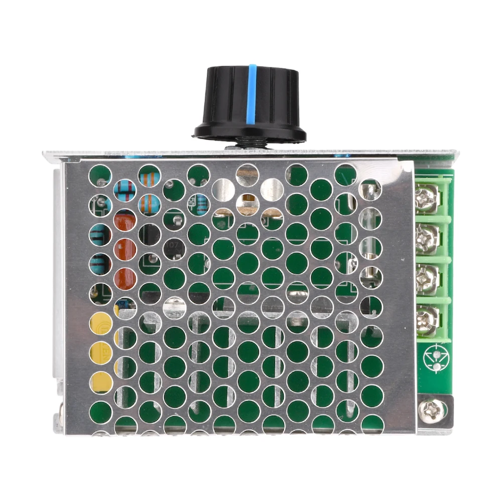 AC 220V do DC 10-210V 20A SCR Regulator prędkości silnika Regulator napięcia regulacja prędkości wolt przełącznik sterujący z potencjometrem