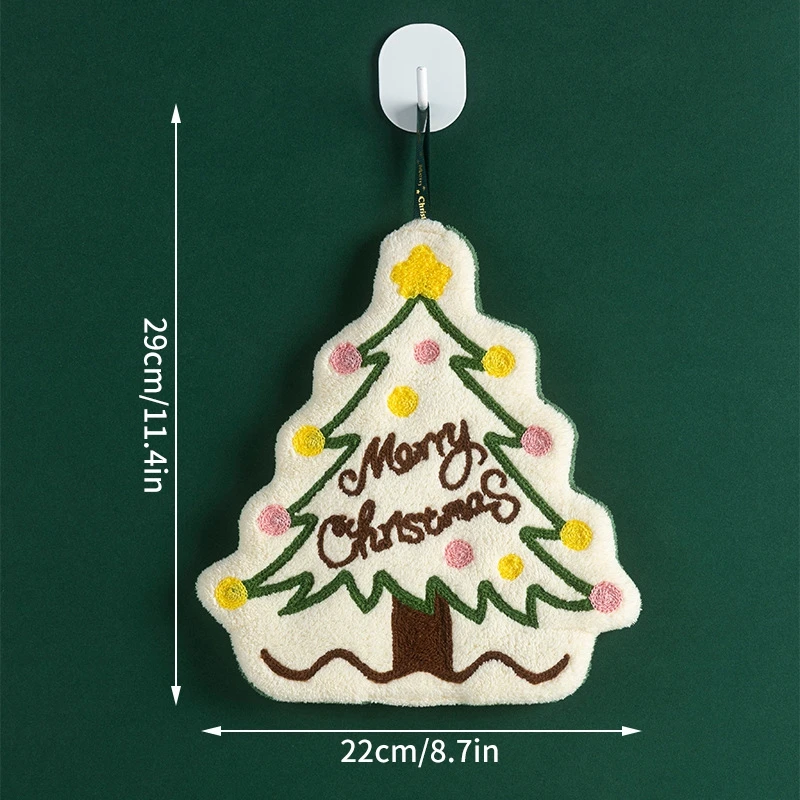 Christmas Hand Towels, Absorbent Kitchen Decor