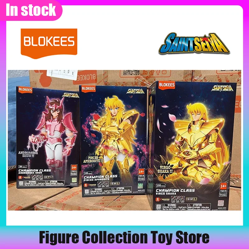 Новая фигурка Blokees Saint Seiya Champion Class 14 - Андромеда Шун, с подвижными суставами, аниме-модель, игрушка, подарок