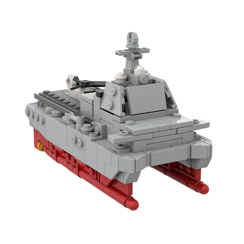 

414pcs MOC Hibiki Class Aegis Equipped Concept Ship Boat Model Building Blocks Construction Toys Christmas Gifts Brick Kids