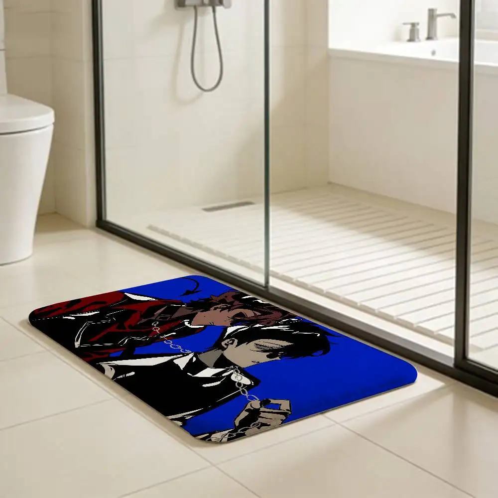 Rody Dead P-Plates Floor Mat Non-Slip Laundry Room Mat Laundry Decor Balcony Child Living Room Bedside Mats