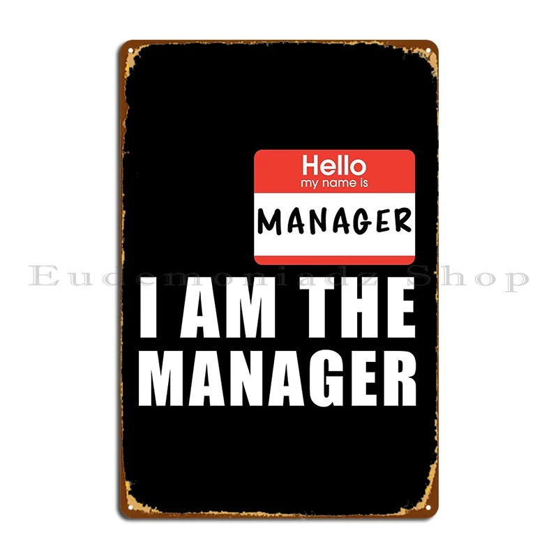 I Am Karen Manager Halloween Costume Metal Sign Wall Cave Plaques Create Party Print Tin Sign Poster