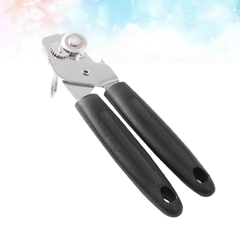 

Ergonomic Can Opener Stainless Steel Adjustable Design Easy Turn Household Kitchen Travel Bottle Opener Portable Smooth