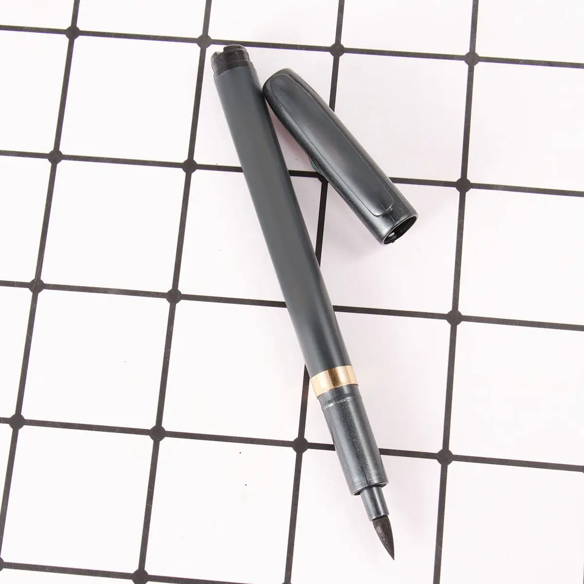 3Pcs Calligraphy Brush Pens Set Large Medium Small Size Chinese Japanese Kanji Writing Art Watercolor Drawing Tool Black