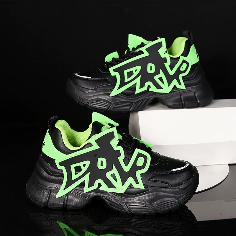 

Men's shoes 2025 new spring and autumn sports shoes, durable and lightweight running shoes, breathable for teenagers, middle sch