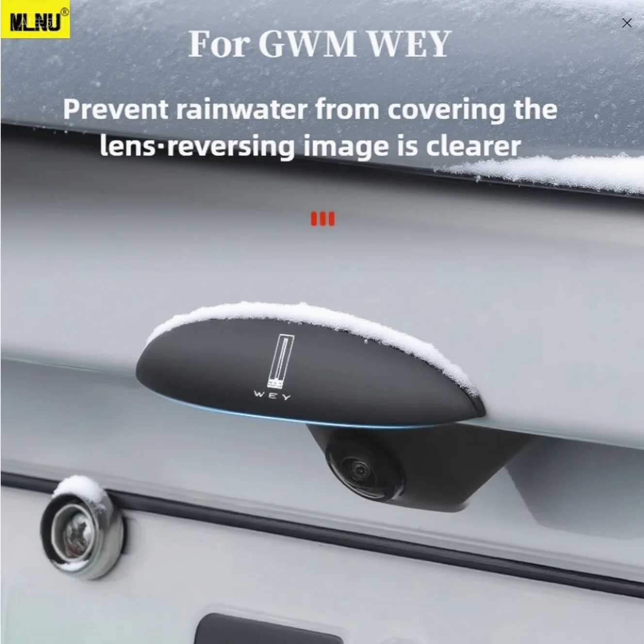 

For GWM WEY 03 Accessories 2025/2024 Car Rear Camera Rain Cover Premium ABS, Dustproof & Waterproof,Anti-Scratch Reinf 2022-2023