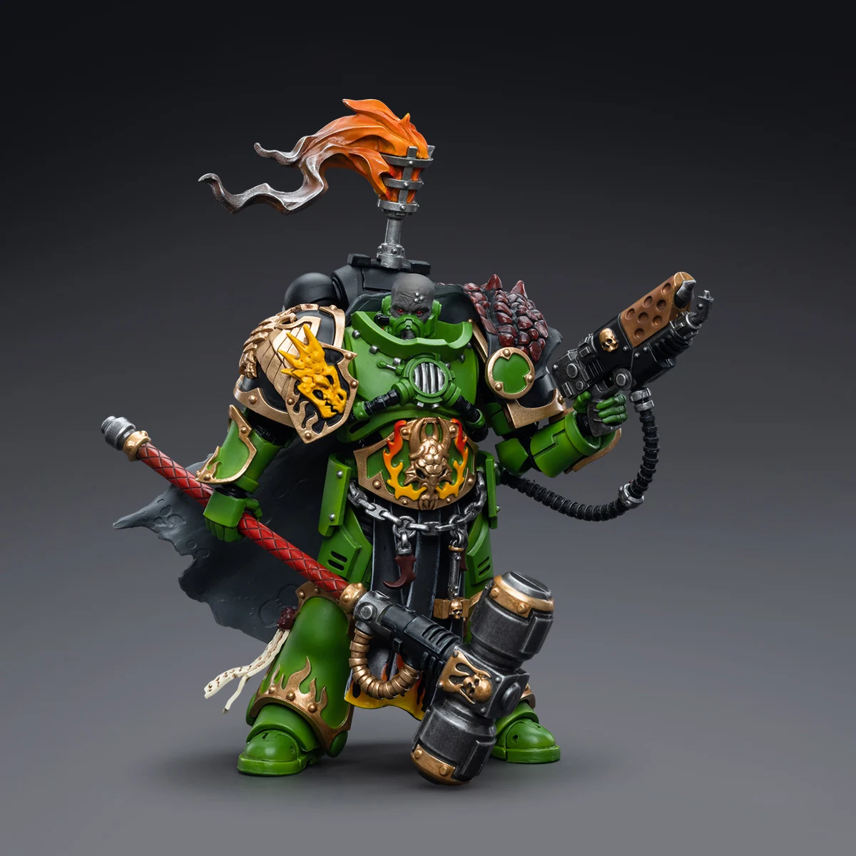 In Voorraad JOYTOY Warhammer 40K Salamanders Captain Adrax Agatone 1:18 Action Figure, Collectie Model Cadeau voor Volwassenen