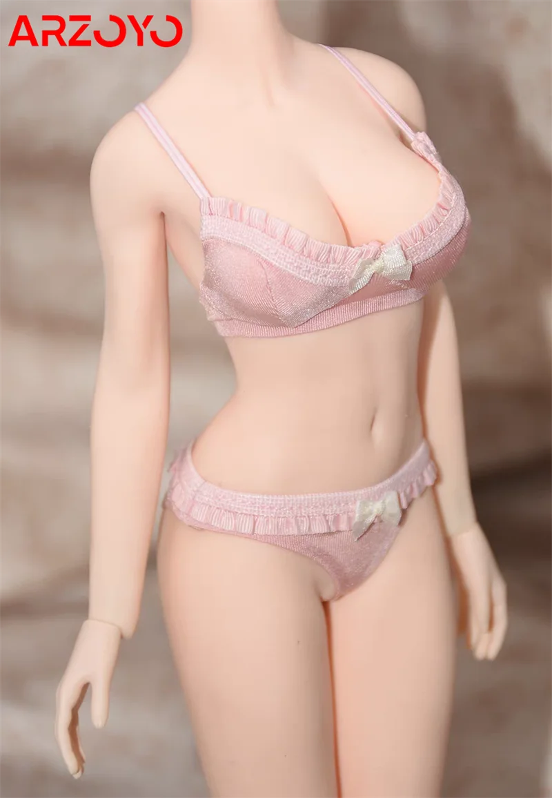 Feminino Seda Sutiã Cuecas Set, Roupa Interior, Modelo Fit 12 ", TBL S07 S52, Figura de Ação Soldado, Boneca Corporal, Personalizado, Escala 1:6