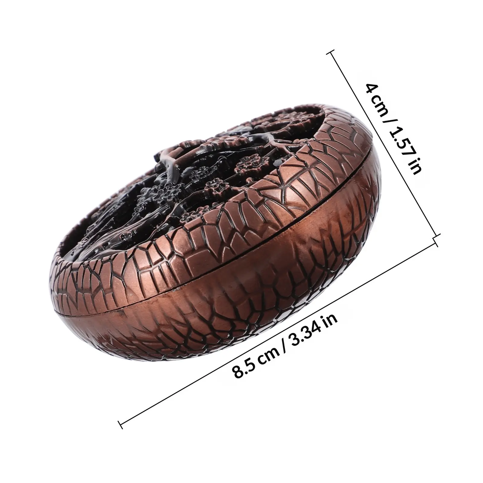 1Pcs Ornament Incense Burner Zinc Alloy High Quality Style Censer for Relaxation Aromatherapy Home Store Decoration