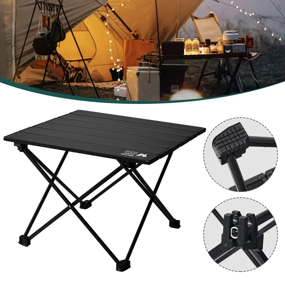 Camping Portable Foldable Table Small Coffee Tables Ultralight Outdoor Hiking Picnic Table Aluminum Alloy Folding Table Desk