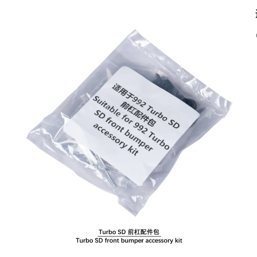 For 19-UP Porsche 911 992Turbo SD Front Bar Accessory Bag