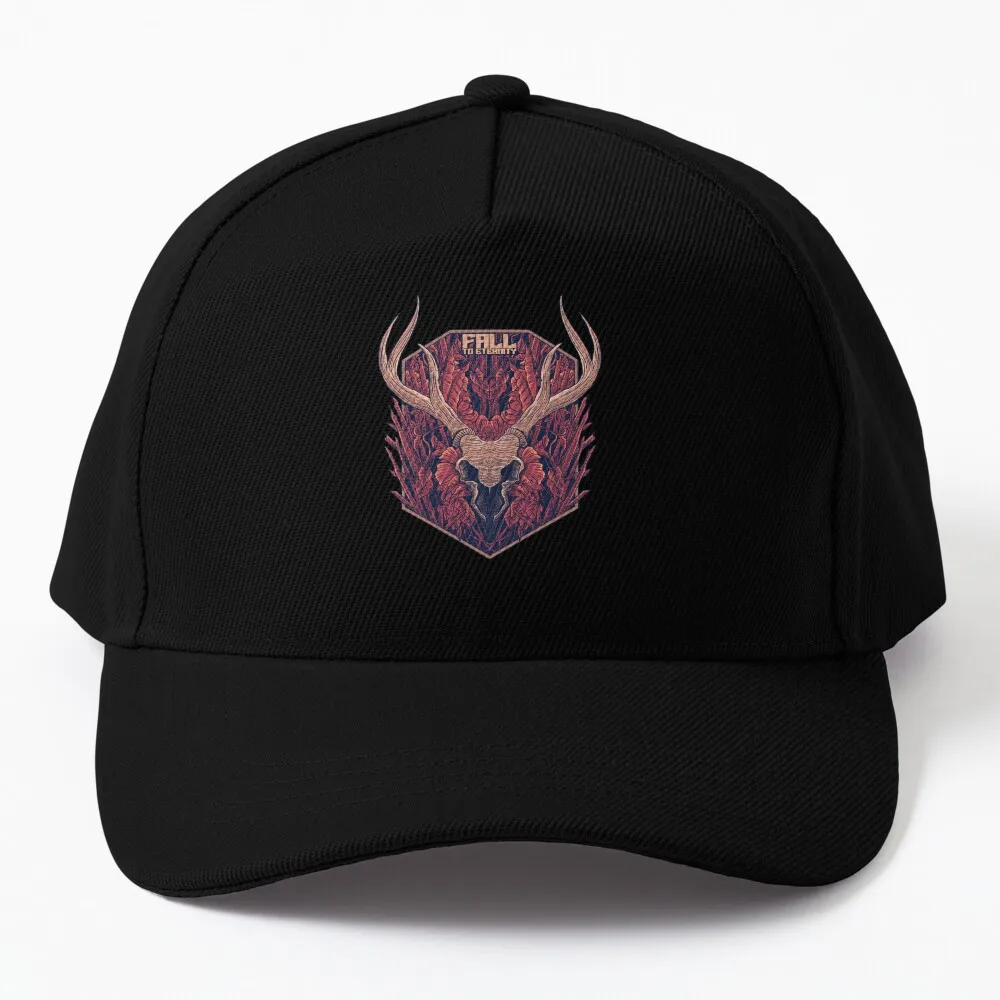 Deer head fall to eternity Baseball Cap Snapback Cap Beach Bag Streetwear Visor Women's Hat 2024 Men's