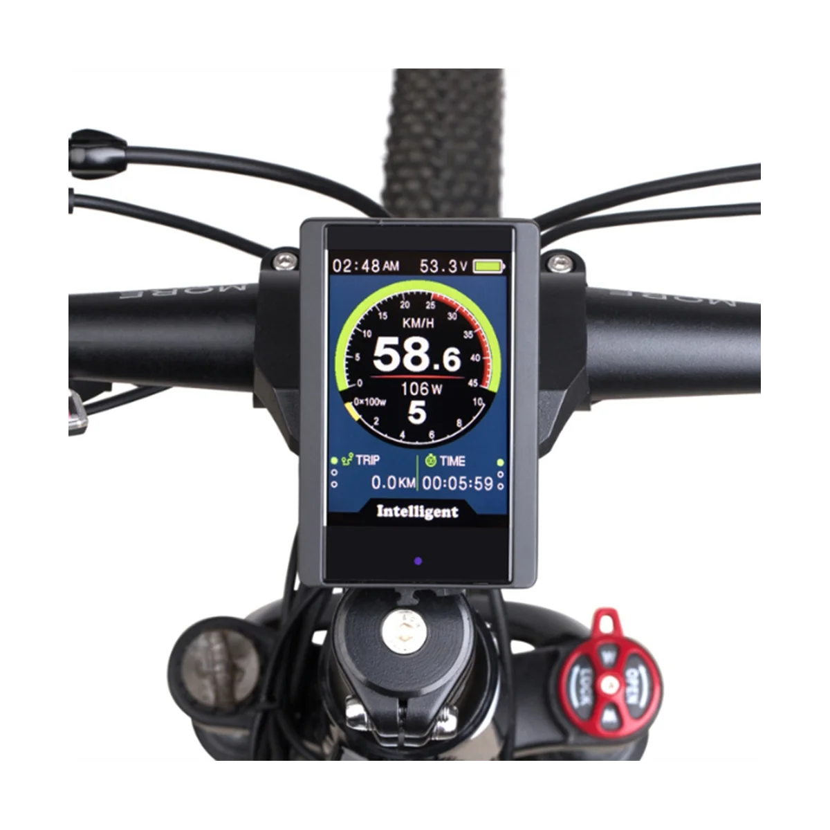 New Colorful Screen Display P850C Speedometer with 9-Level Assist for Bafang Electric Bicycle BBS01B BBS02B BBSHD