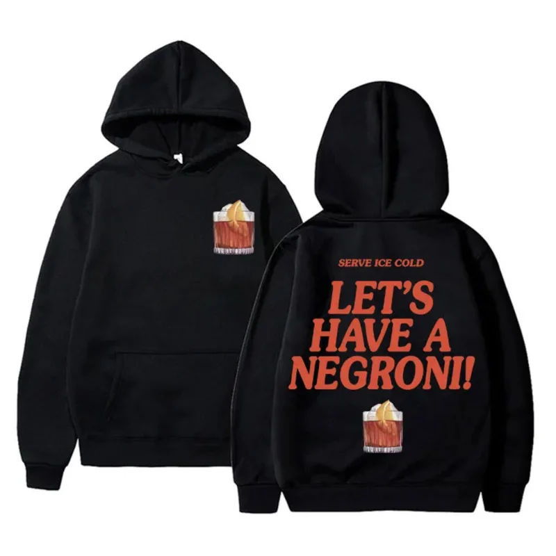 Serve ice cold let's have a nemoni graphic hoodie men fashion vintage oversized sweatshirt men women casual Harajuku hoodies