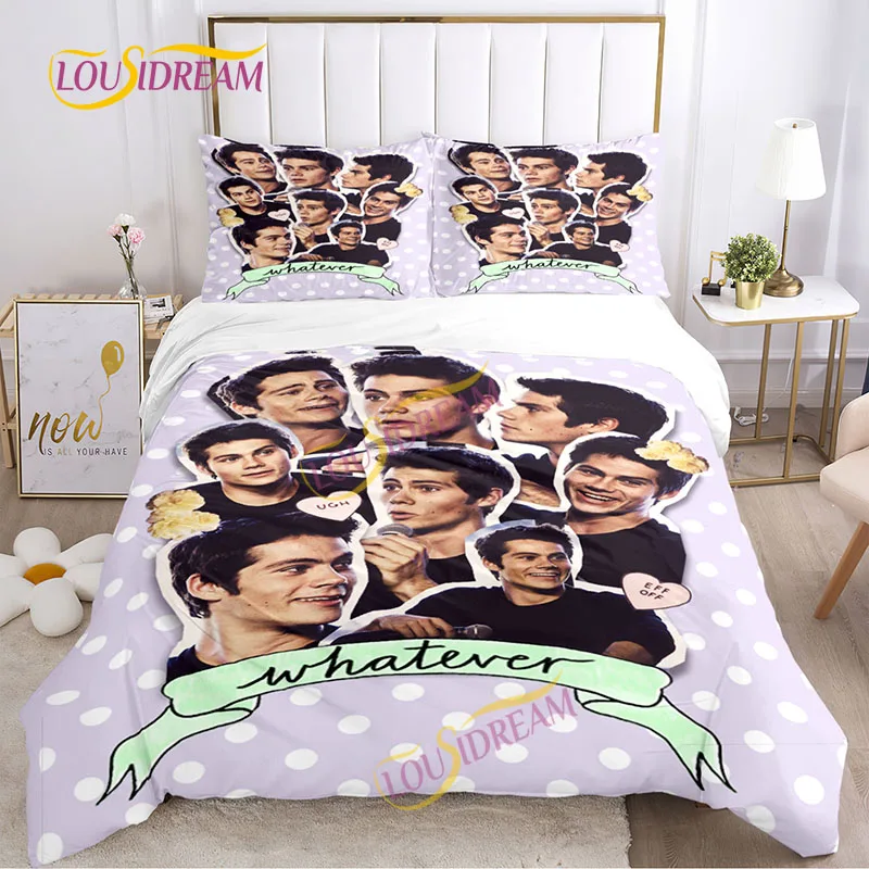 Young American actor Dylan O 'Brien quilt cover pillowcase down sheet oversized single/double bed three-piece set